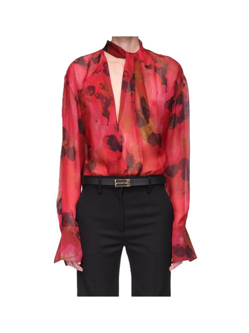 Camicia floral print Victoria Victoria Beckham Victoria Beckham | 1325WSH006594B2913 RASPBERRY